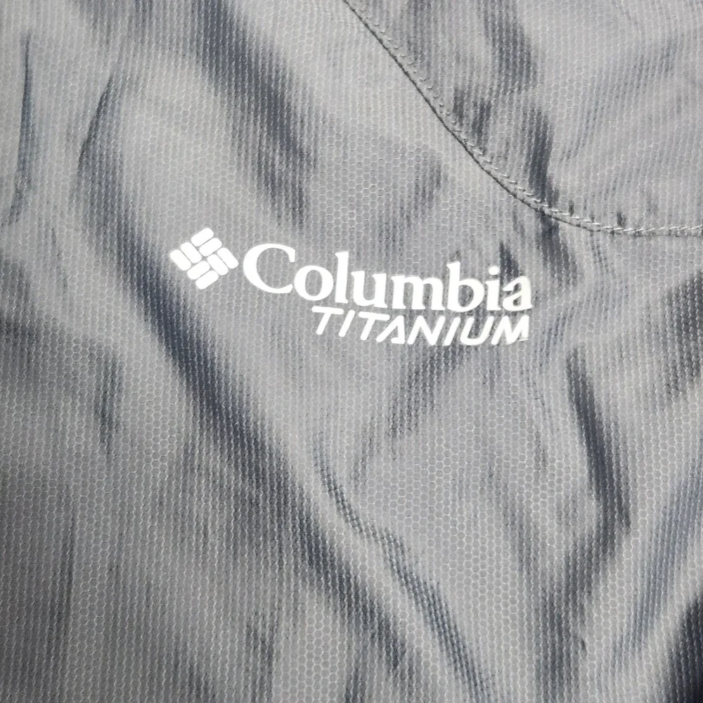 Columbia‎ Titanium Jacket Men XL Gray Omni Shield Baseplate Full Zip Gorpcore